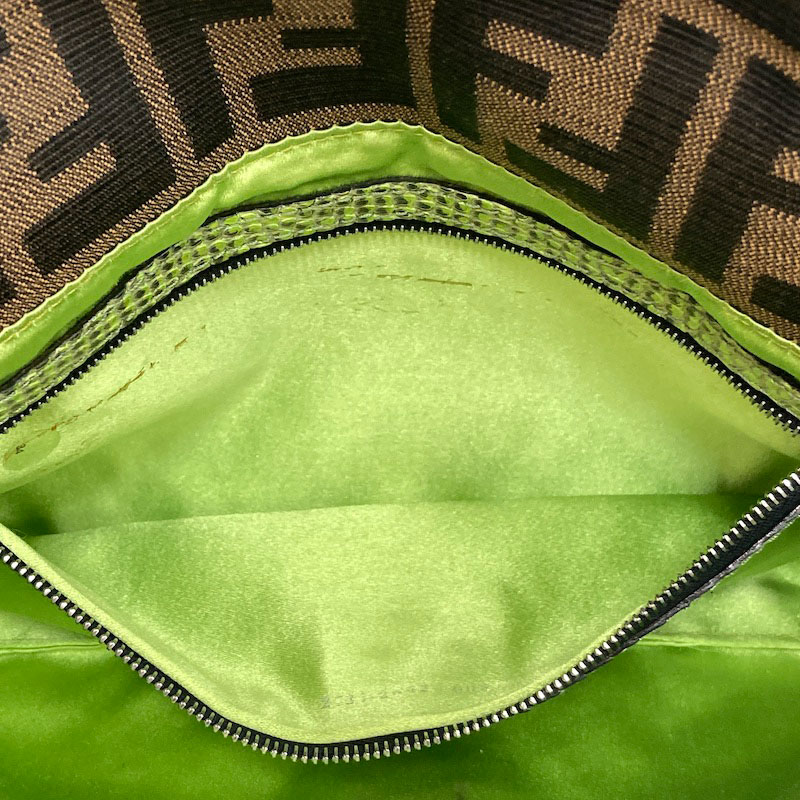 楽天市場】美品 フェンディ FENDI マンマバケット ズッカ柄 ビーズ