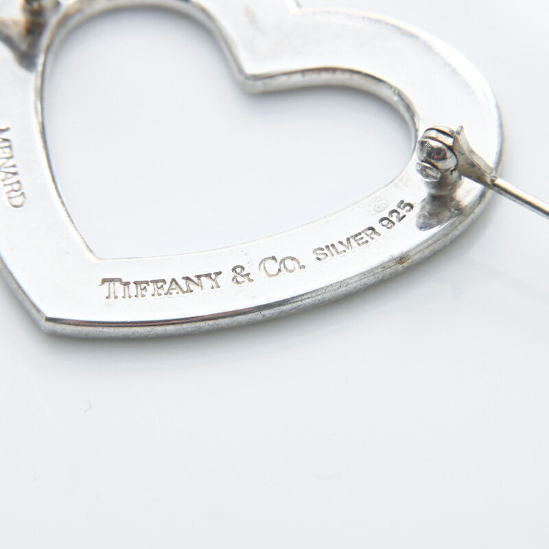 楽天市場】ティファニー TIFFANY&Co. ハート ブローチ シルバー WS7562