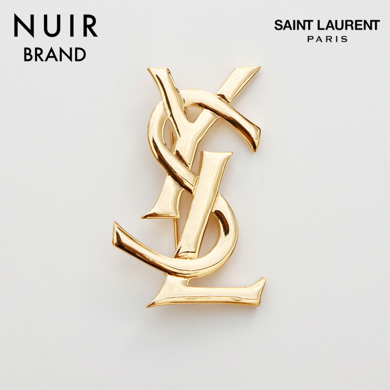 楽天市場】イヴ・サンローラン YVES SAINT LAURENT YSL ロゴ ブローチ