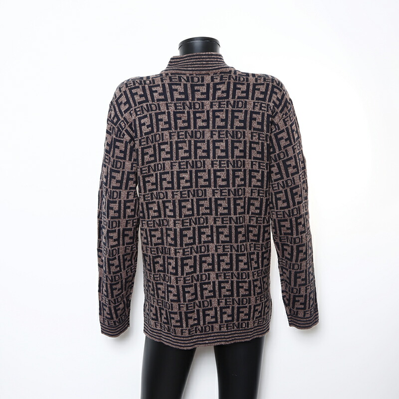 楽天市場】フェンディ FENDI ズッカ柄 セーター モックネック ニット