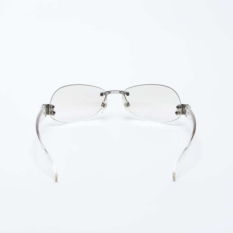 楽天市場】シャネル CHANEL リムレス フレームレス クリア ココマーク