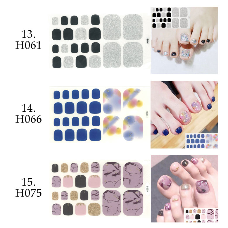 楽天市場】【SALE】ネイルシール フット用 貼るだけ デザインシール