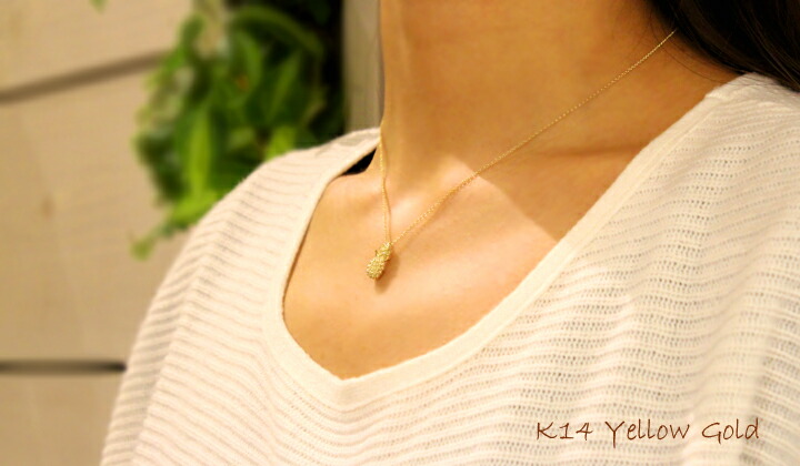 楽天市場】【K14 ハワイアン サニーパイナップル ペンダントトップ