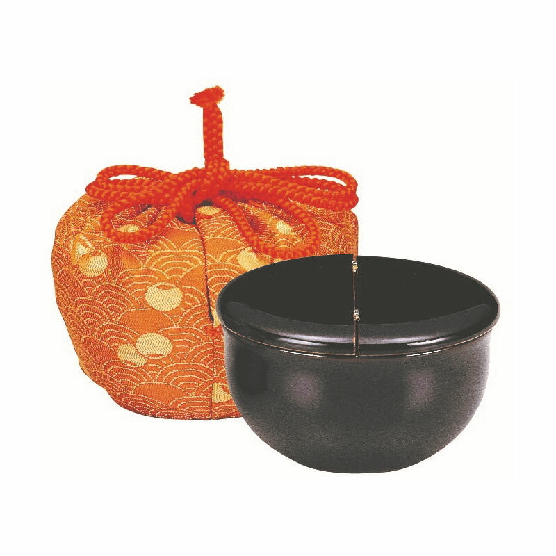 楽天市場】老松茶入（壺々青海波 朱 仕服付） 中村宗悦作 桐箱 茶道