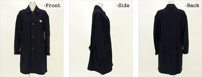 楽天市場】ダントン/DANTON ウールブークレ シングルロングコート WOOL