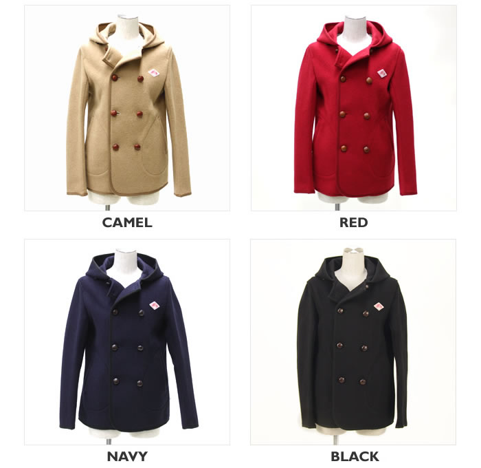 楽天市場】ダントン/DANTON ウールモッサダブルボタンフード付き