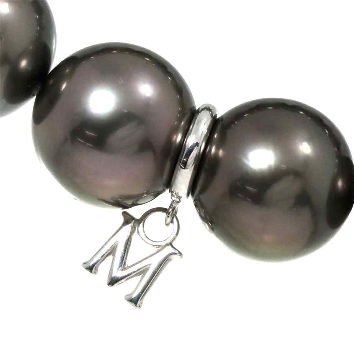 楽天市場】【新品同様】 ミキモト MIKIMOTO 黒蝶真珠 12.1-8.9mm