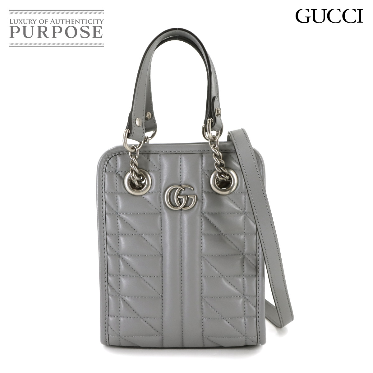 楽天市場】グッチ GUCCI（カラーグレー）（ハンドバッグ｜レディース