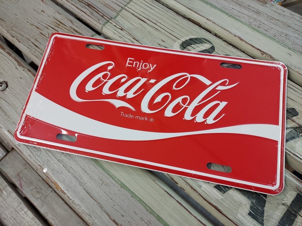 楽天市場】コカ・コーラ Coke ライセンスプレート ナンバープレート