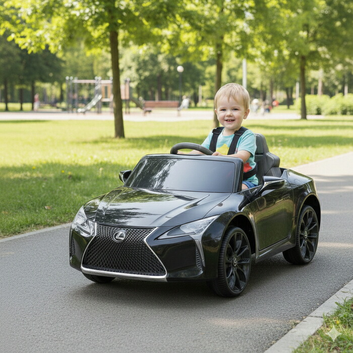 楽天市場】ミズタニ リモコン付き電動乗用玩具 レクサスLC500ブラック