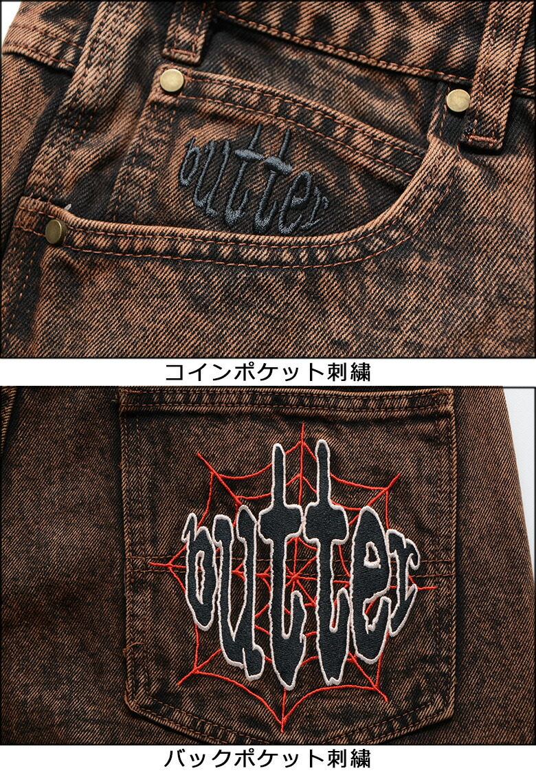楽天市場】バターグッズ パンツ BUTTER GOODS SPIDER DENIM JEANS