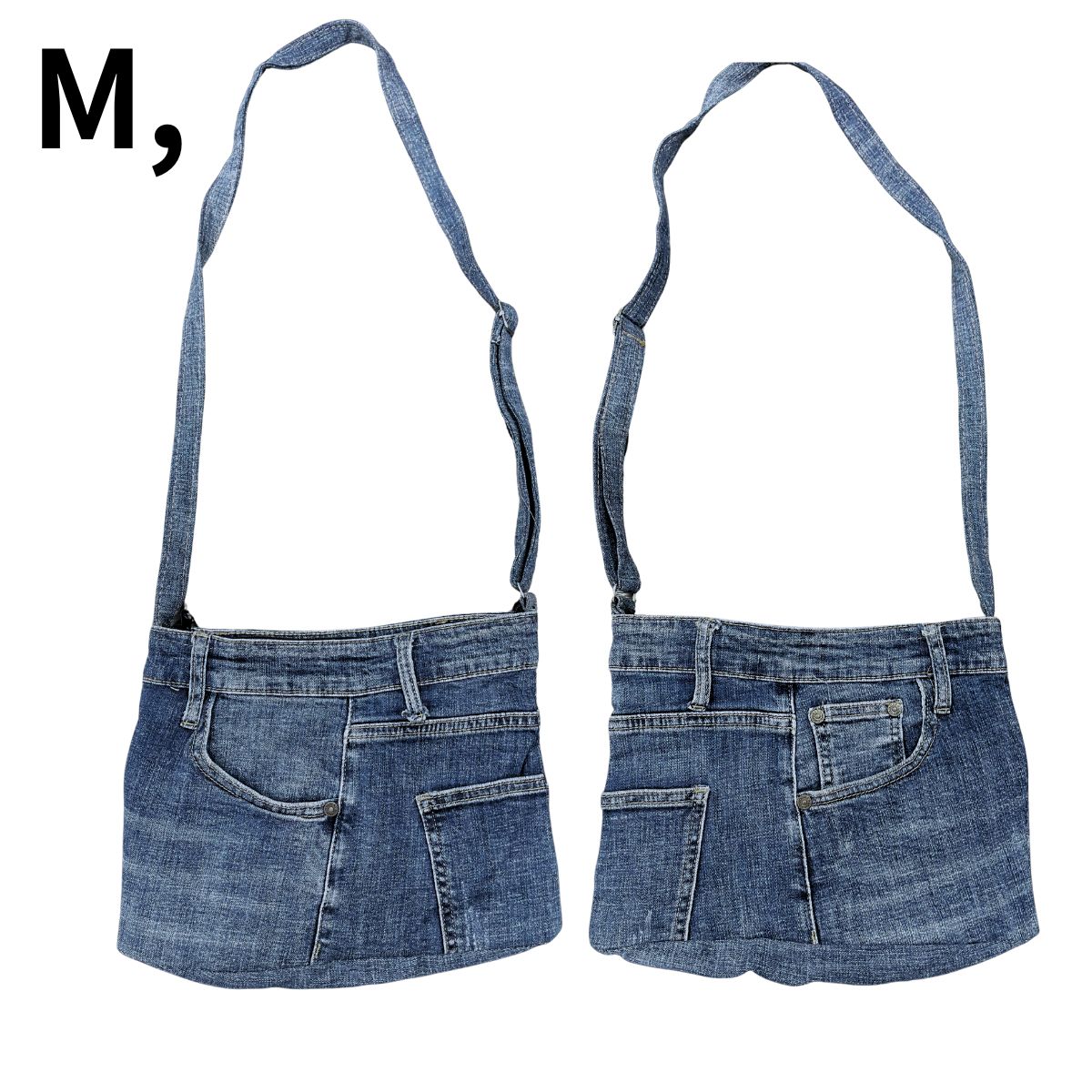 楽天市場】【すべて一点モノ！】 リメイクデニムミニショルダー デニム