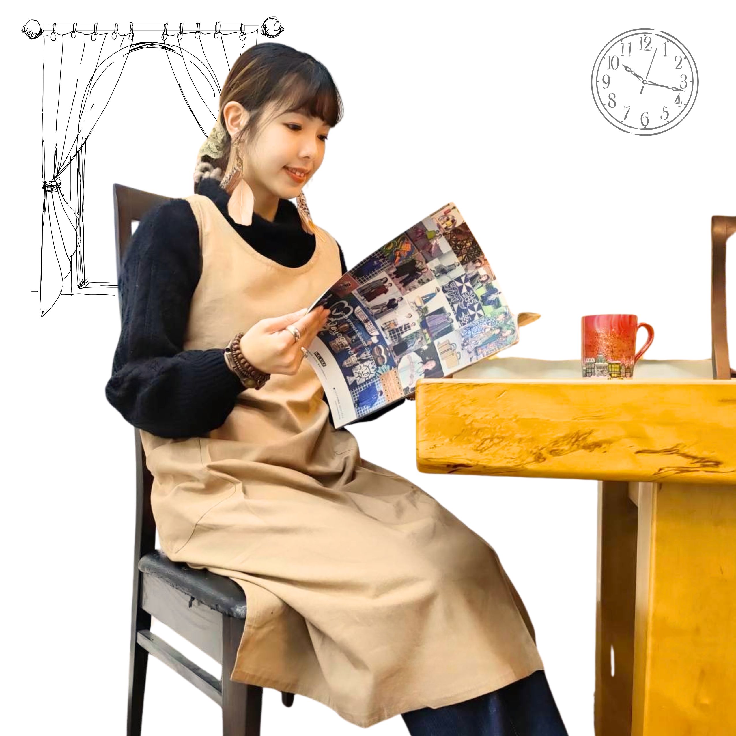 楽天市場】パオンズ 大人気 2026【無地×柄 おしゃれなエプロン