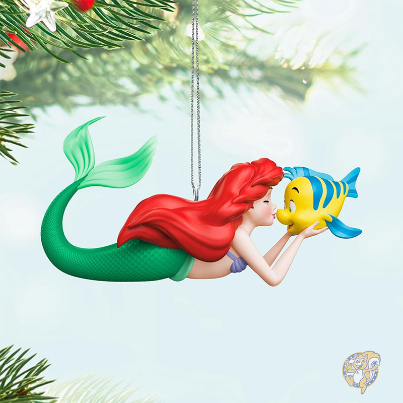 クリスマスの飾りつけ 〜人魚姫の物語〜 シーグラスアート レア No.556