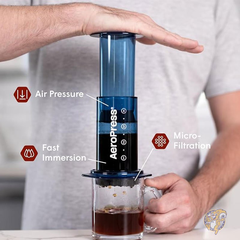 楽天市場】エアロプレス AeroPress ポータブルコーヒーメーカー クリア