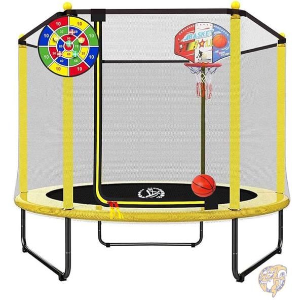 楽天市場】【1000円クーポン30名様20日迄】子供用トランポリン 152cm