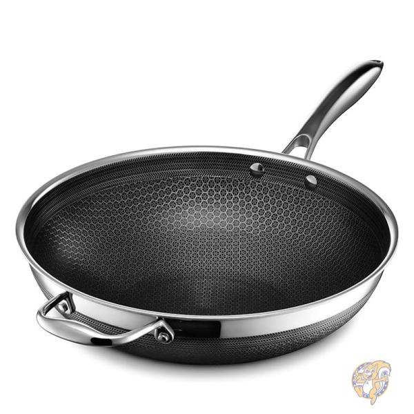 楽天市場】中華鍋 ハイブリッド ノンスティック 30cm クール ハンドル