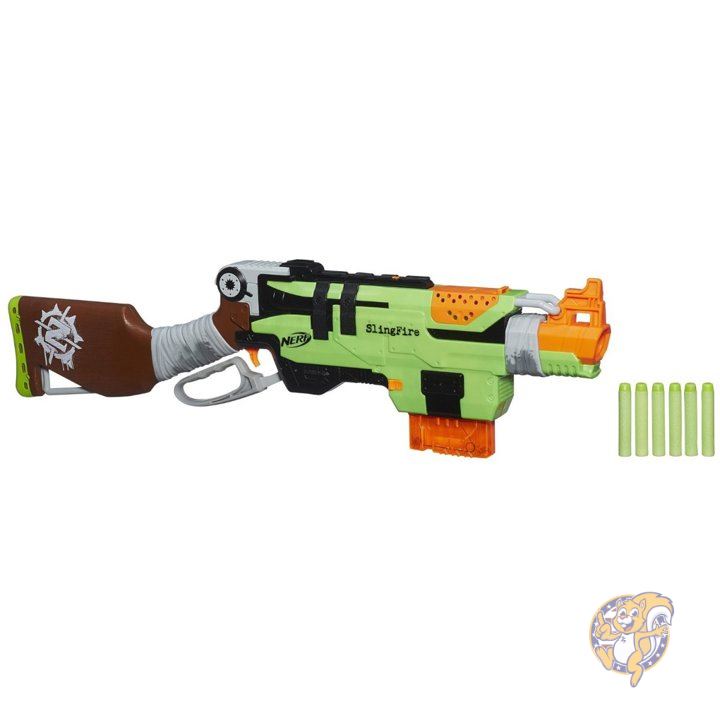 楽天市場】Nerf Zombie Strike SlingFire ゾンビストライクブラスター