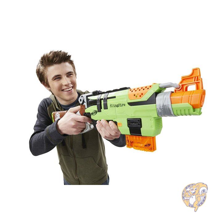 楽天市場】Nerf Zombie Strike SlingFire ゾンビストライクブラスター