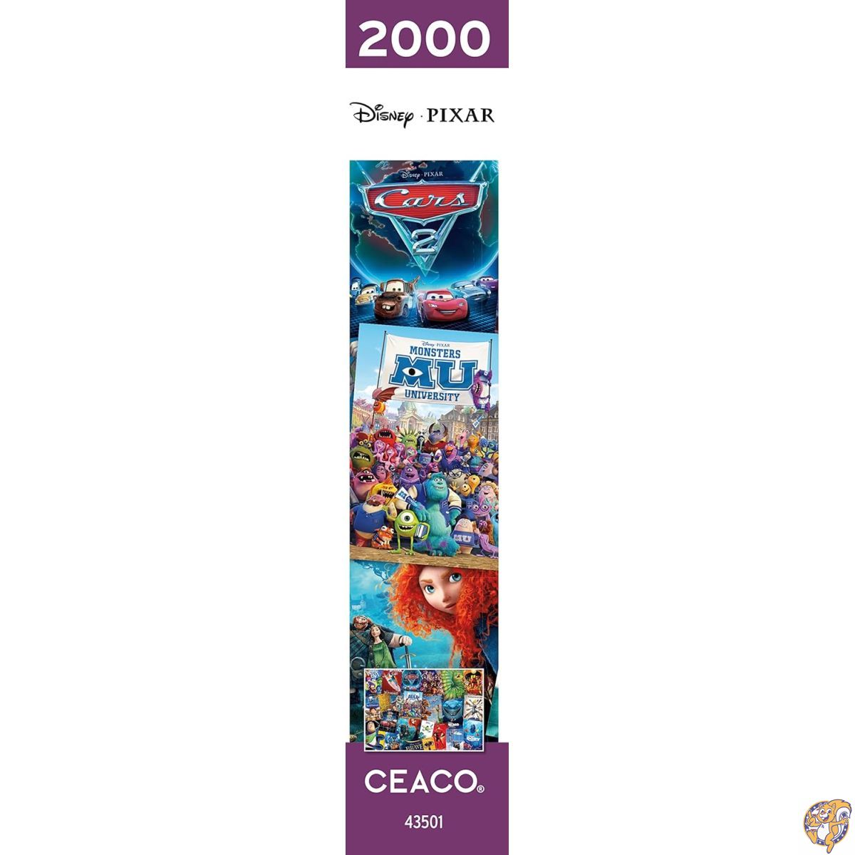 楽天市場】Ceaco 2000ピース ディズニー/ピクサー - 映画ポスター