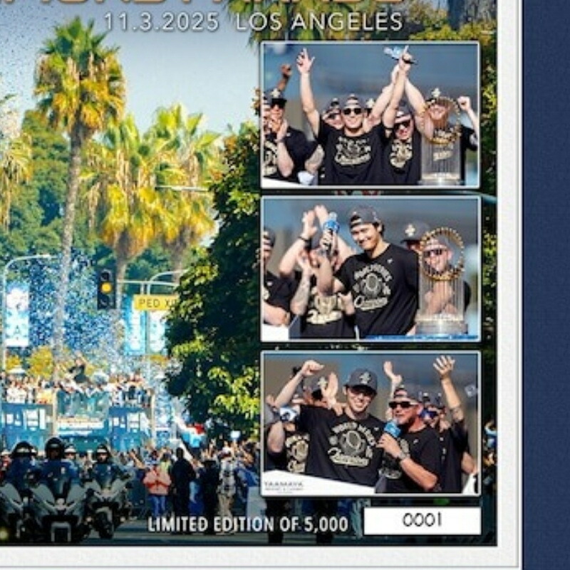 楽天市場】優勝パレード記念 ドジャース 2025 ワールドシリーズ優勝