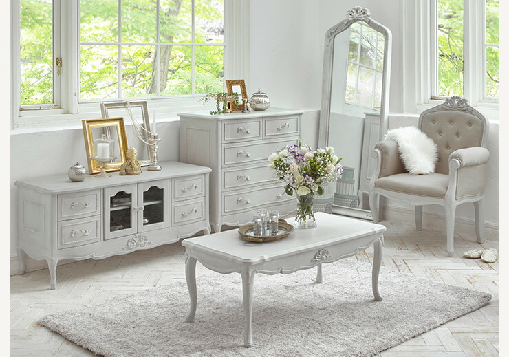 楽天市場】シャビーシック アンティーク風 猫脚デスク【Segreta