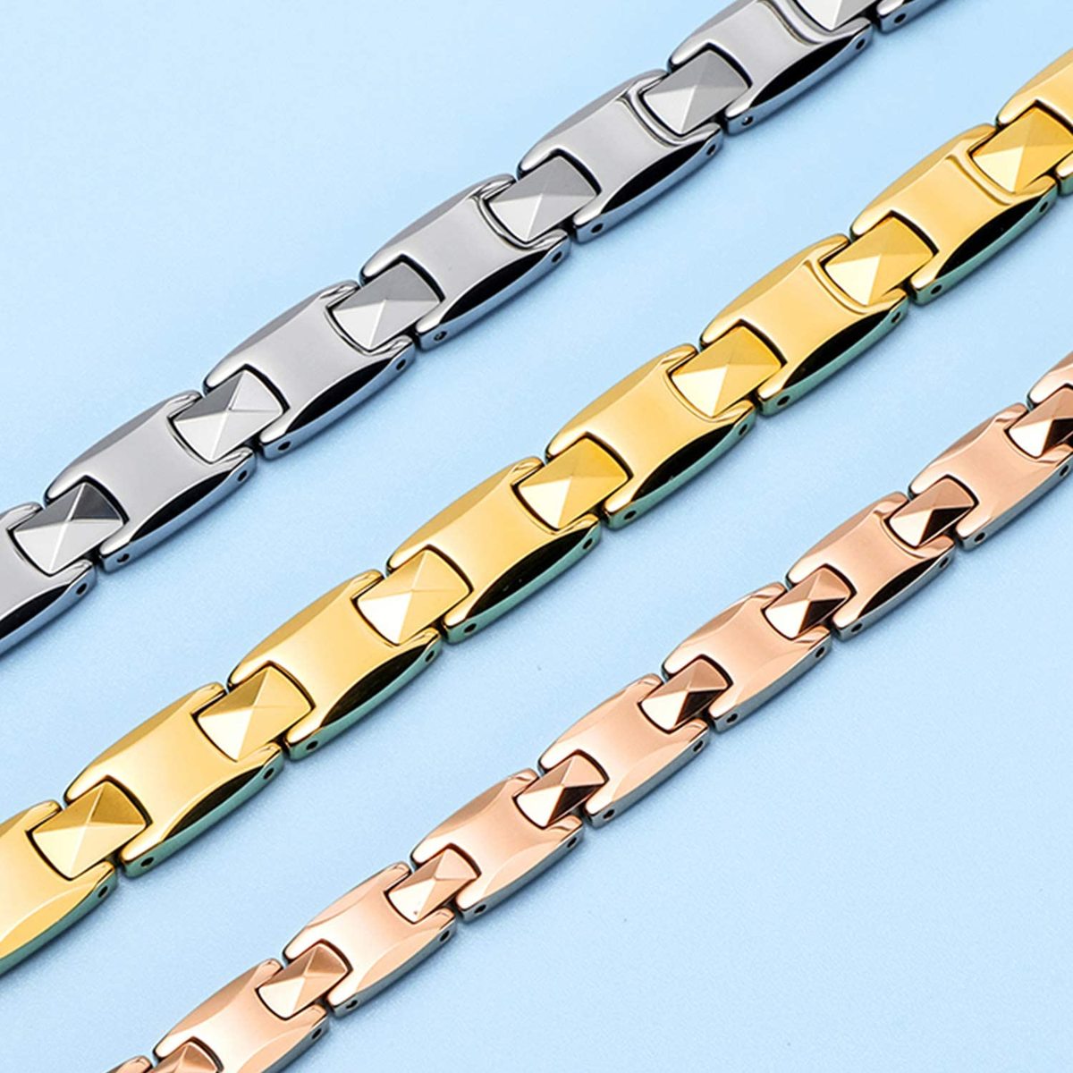 楽天市場】ゲルマニウム ブレスレット メンズ レディース サイズ調整