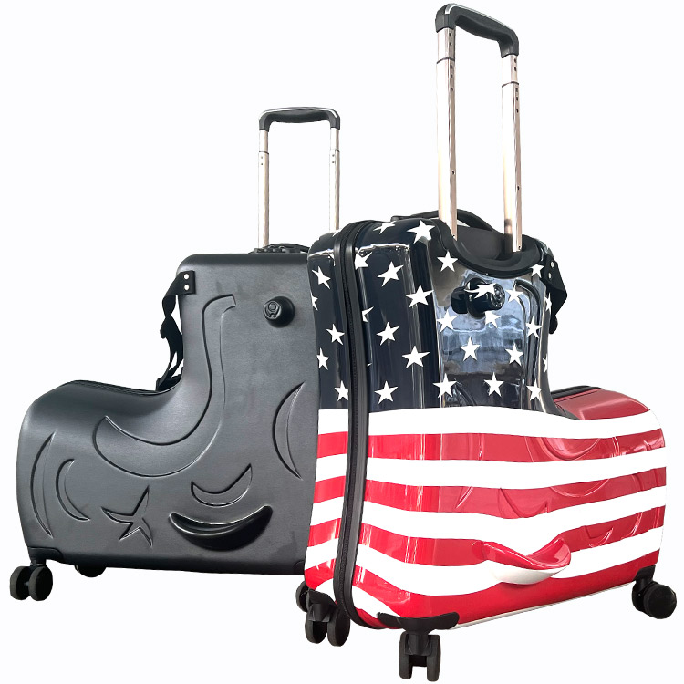 楽天市場】子どもが乗れる スーツケース Mサイズ キッズキャリー