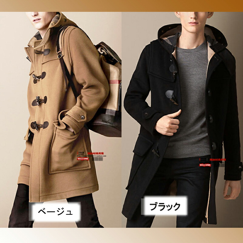 楽天市場】＜在庫セール＞送料無料/メンズダッフルコート/ベージュ