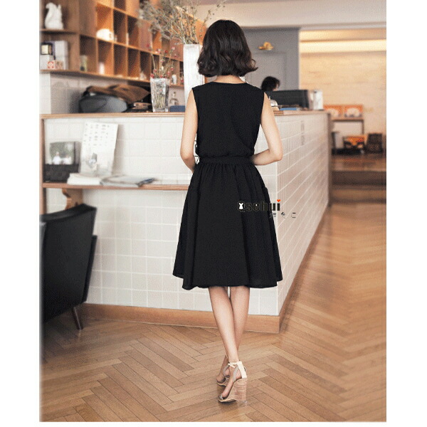 楽天市場】＜在庫セール＞膝丈 ノースリーブワンピース 麻 リネン