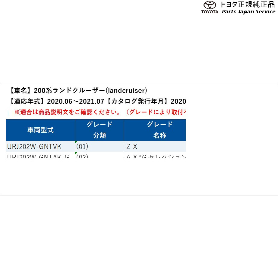 楽天市場】純正 トヨタ TOYOTA 200系ランドクルーザー サンシェード