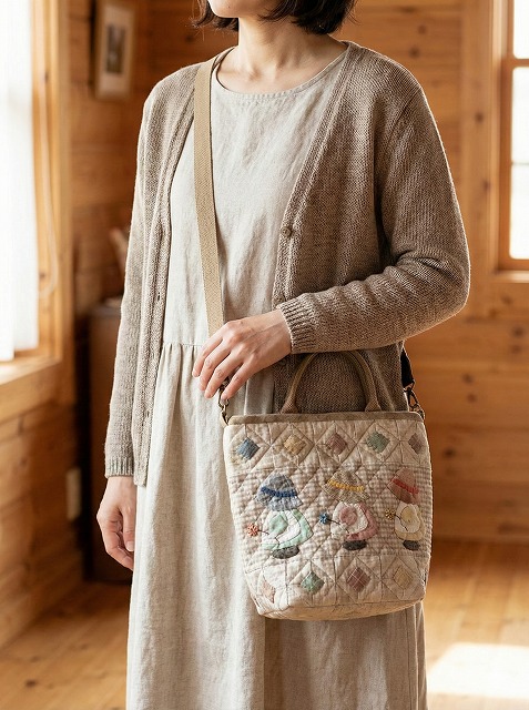 楽天市場】パッチワークバッグ完成品 スーちゃんのショルダーバッグ