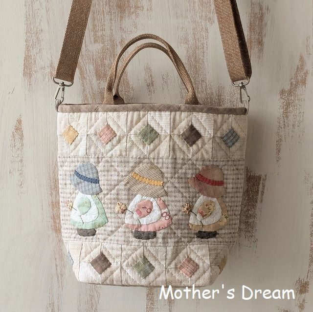 楽天市場】パッチワークバッグ完成品 スーちゃんのショルダーバッグ