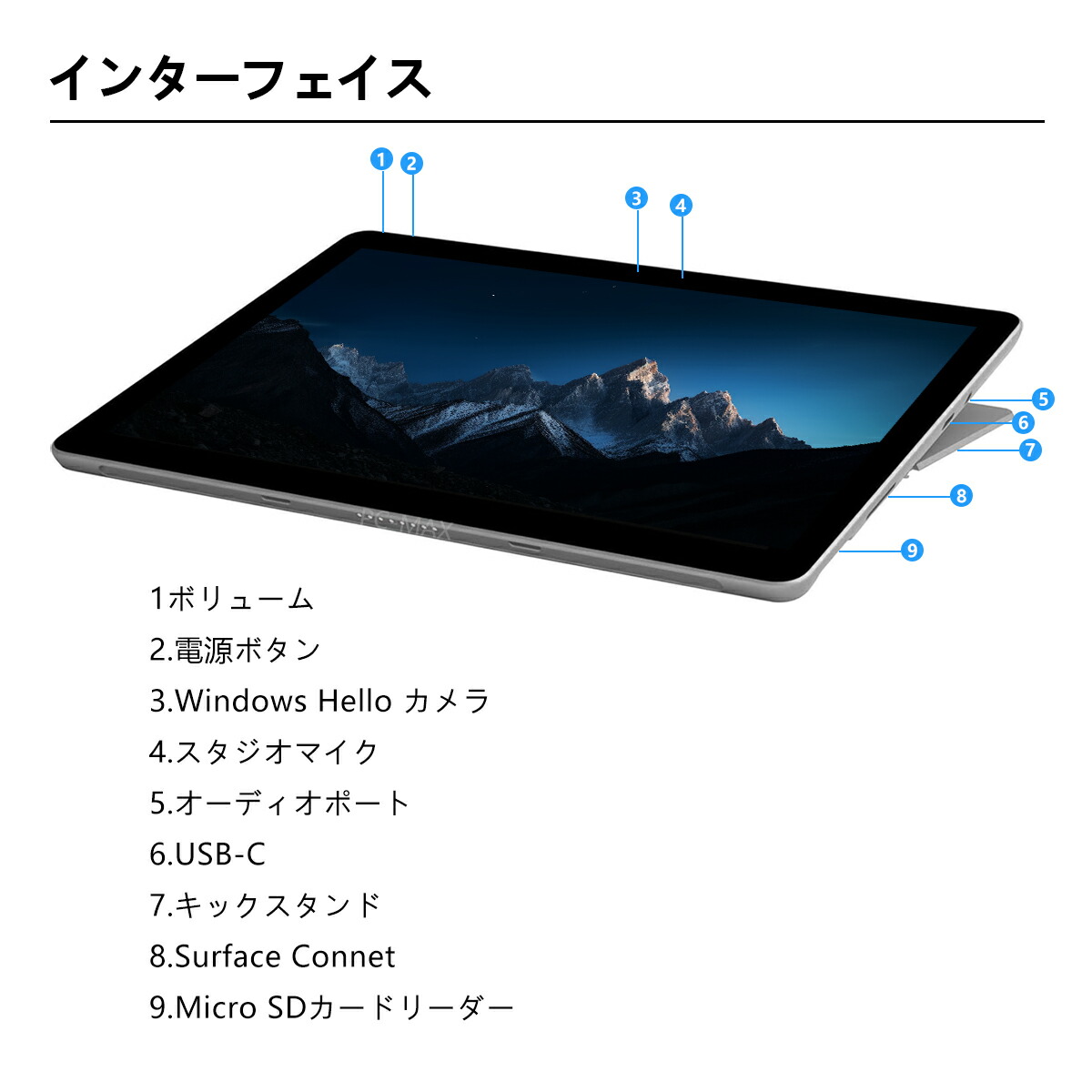 楽天市場】Microsoft Surface Go 10インチ Pentium 4415Y メモリ8GB
