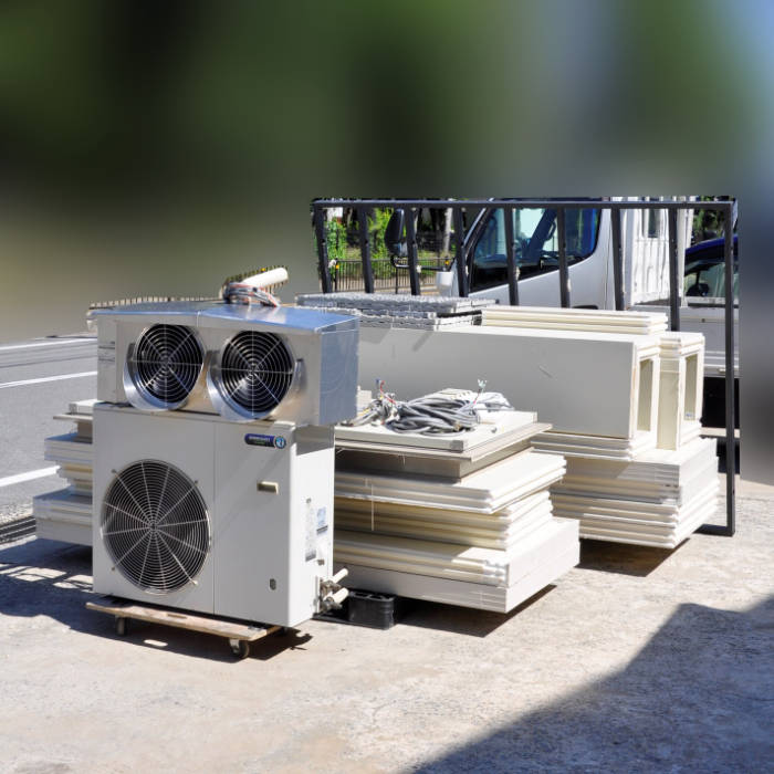 楽天市場】中古｜プレハブ冷凍庫 1.3坪 PF-22EE-1.33 内)HUS-15FC-E 外