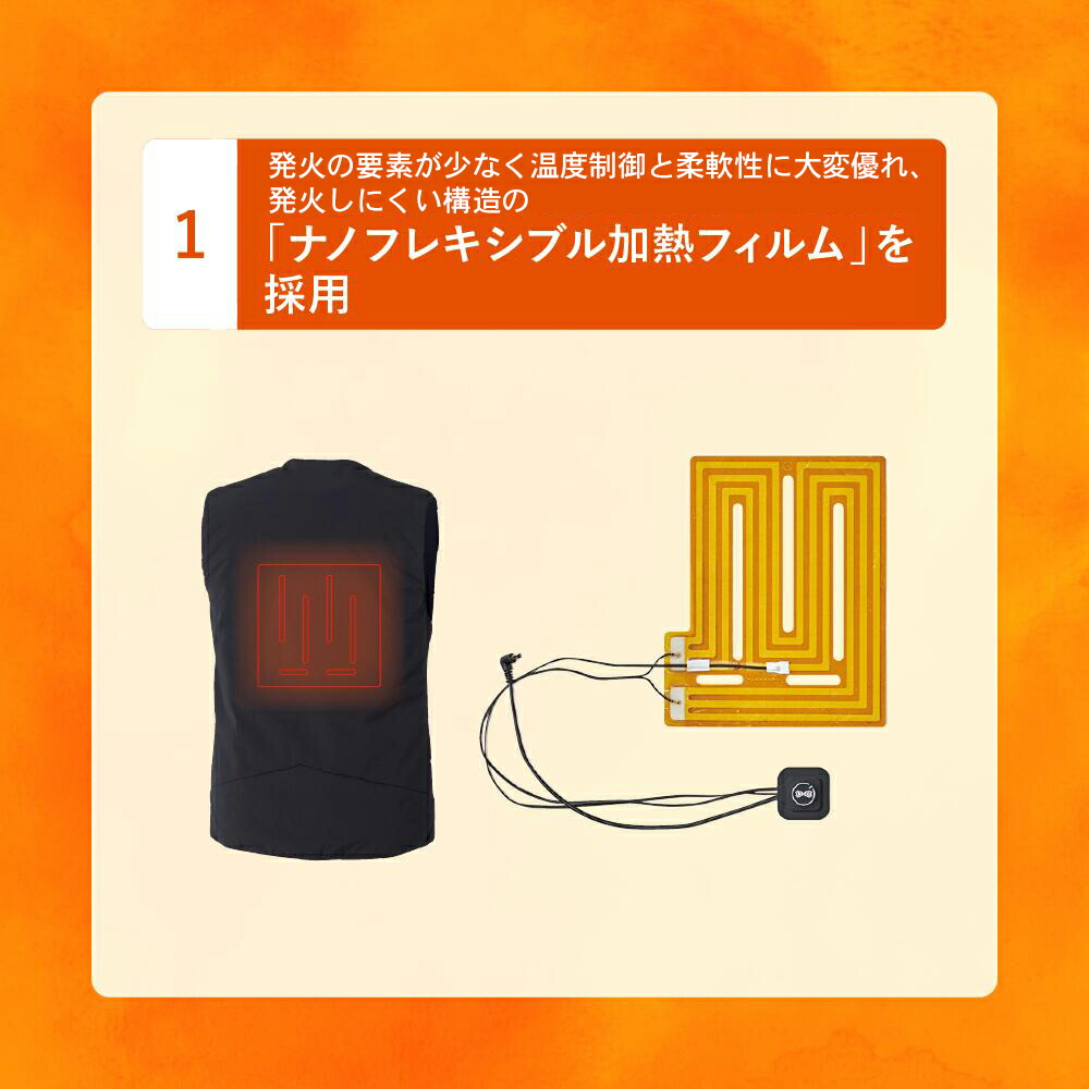 楽天市場】サーマルギア(R) 発熱防寒ベスト ヒーターベスト ヒーター