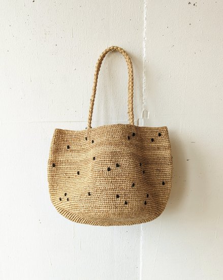 楽天市場】NOROMADRAGUEPLUMETIS POIS Mかごバッグ : CANVAS.