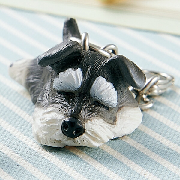 楽天市場】【3/1 ポイント5倍】寝て待つシュナウザーミニチャーム