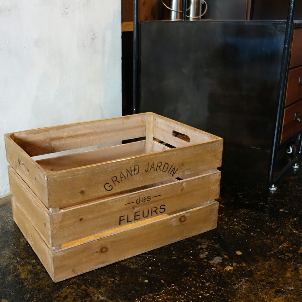 楽天市場】【楽天ランキング受賞】 ヴィンテージ加工 Lサイズ 木箱