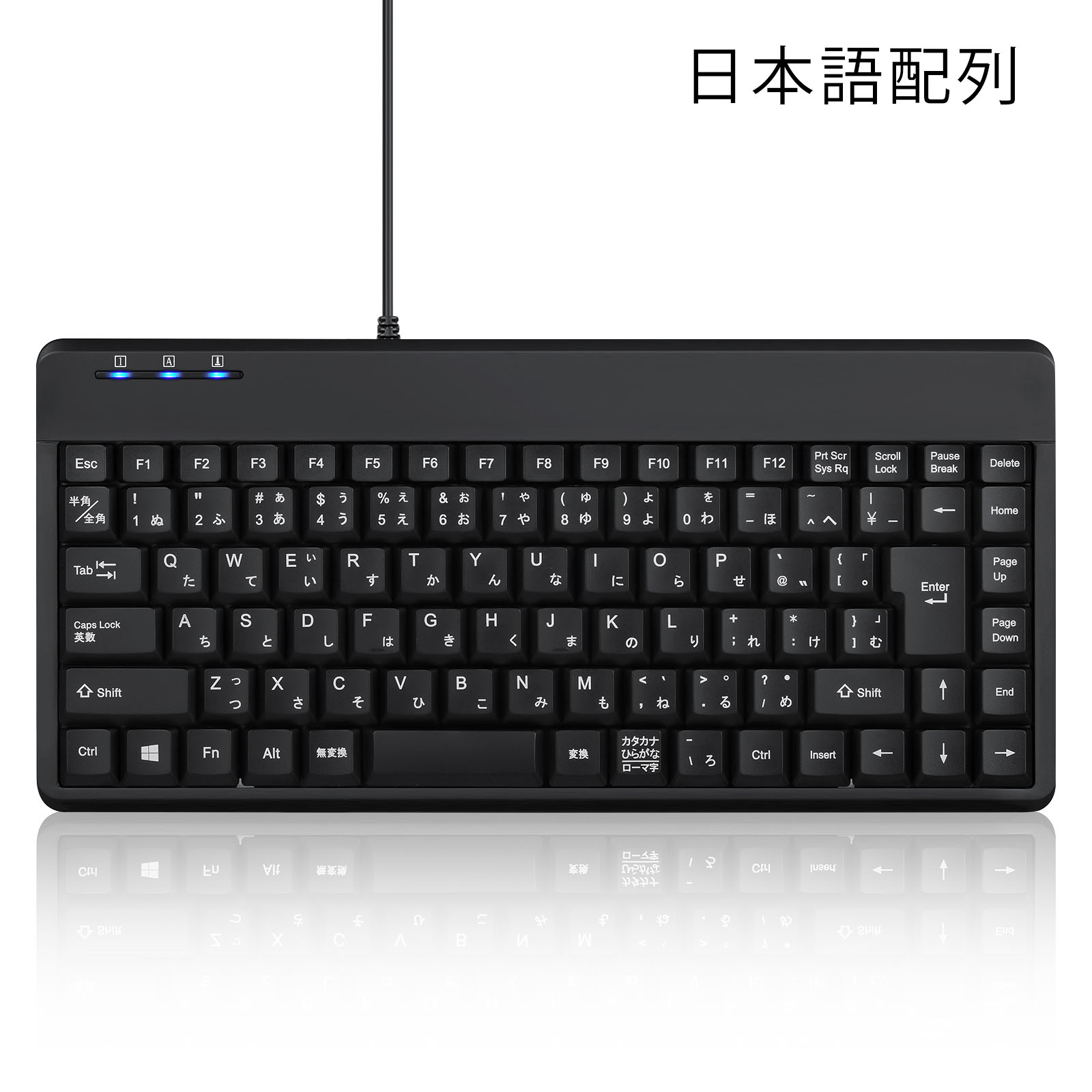 楽天市場】ペリックス 有線 PS2 ミニキーボード PS/2接続 1.8mケーブル