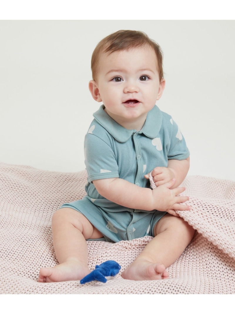楽天市場】【SALE／10%OFF】プリントショートロンパース PETIT BATEAU