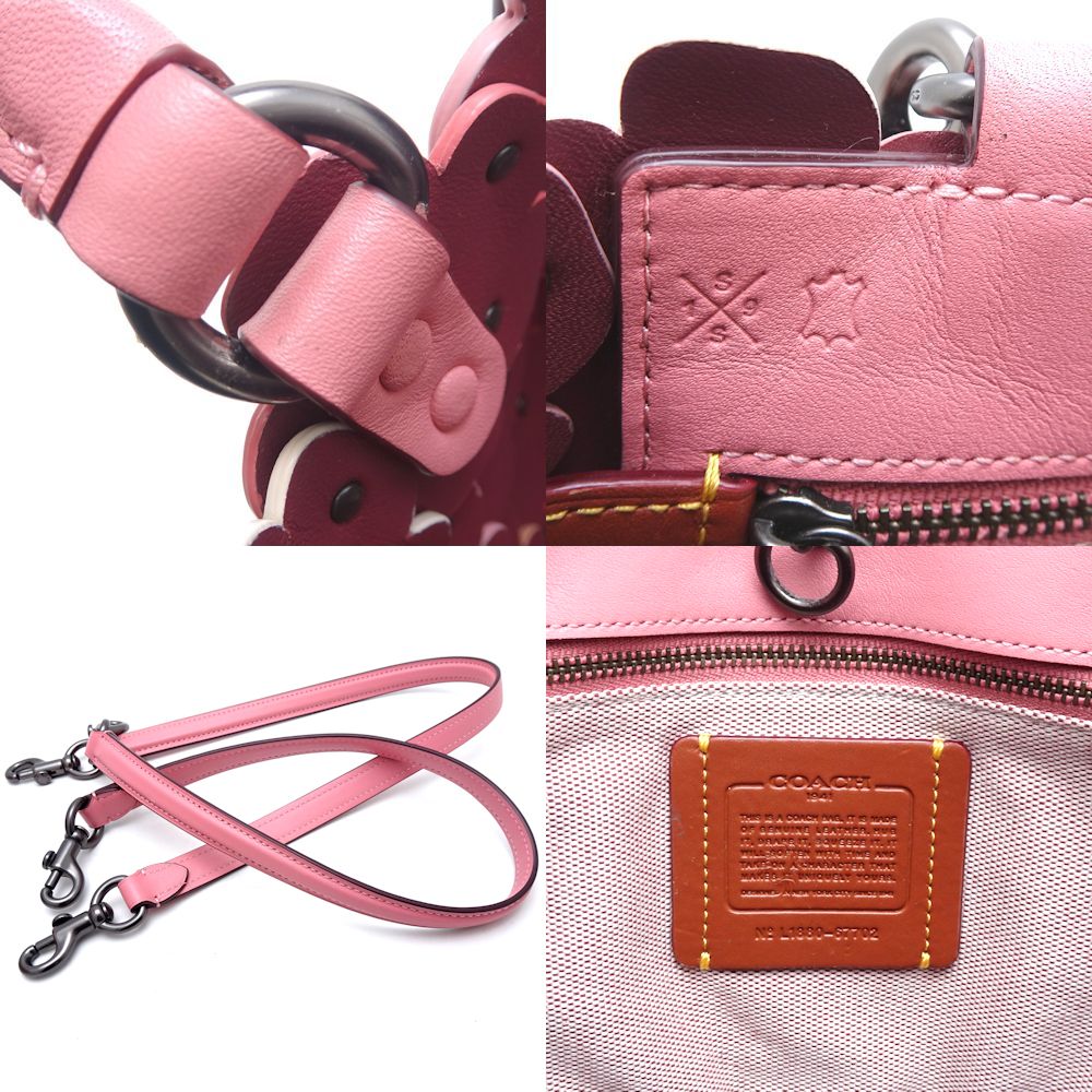 楽天市場】COACH コーチ ティーローズバスケットバッグ 67702 2Way