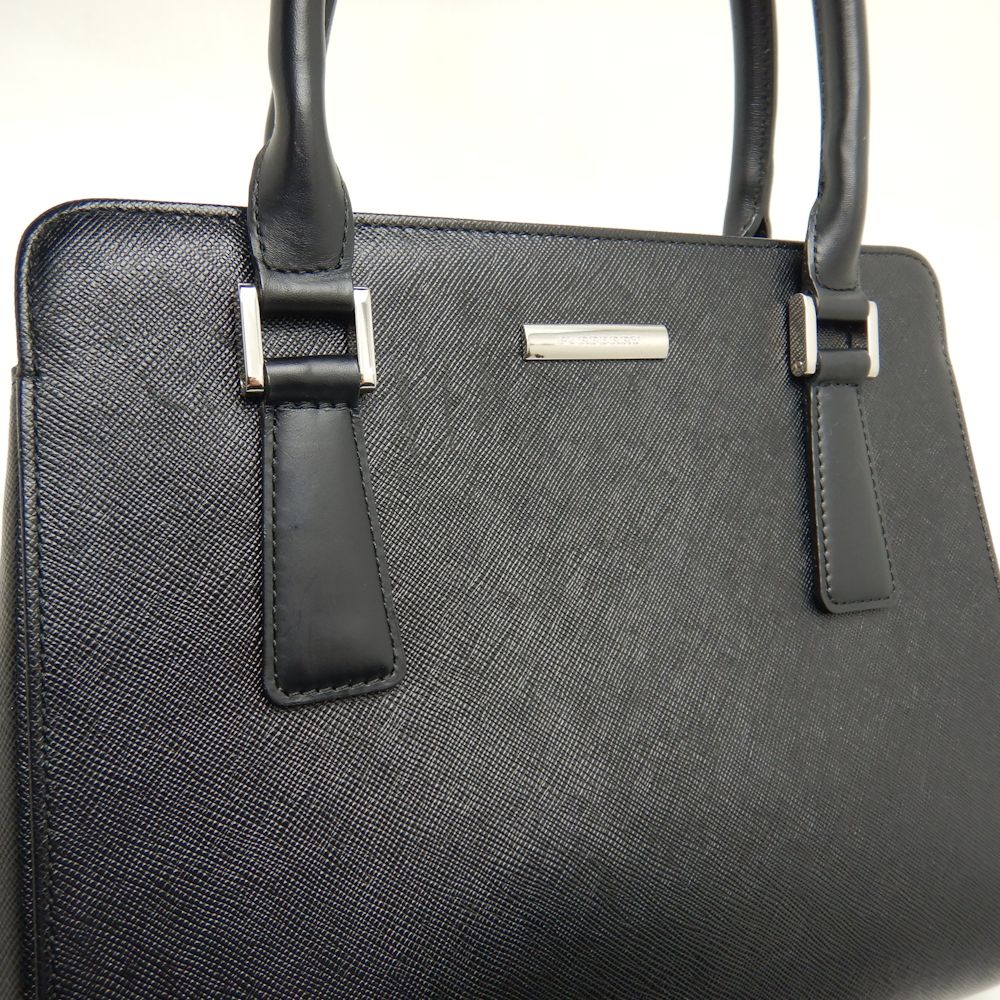 楽天市場】BURBERRY バーバリー ハンドバッグ サフィアーノ レザー