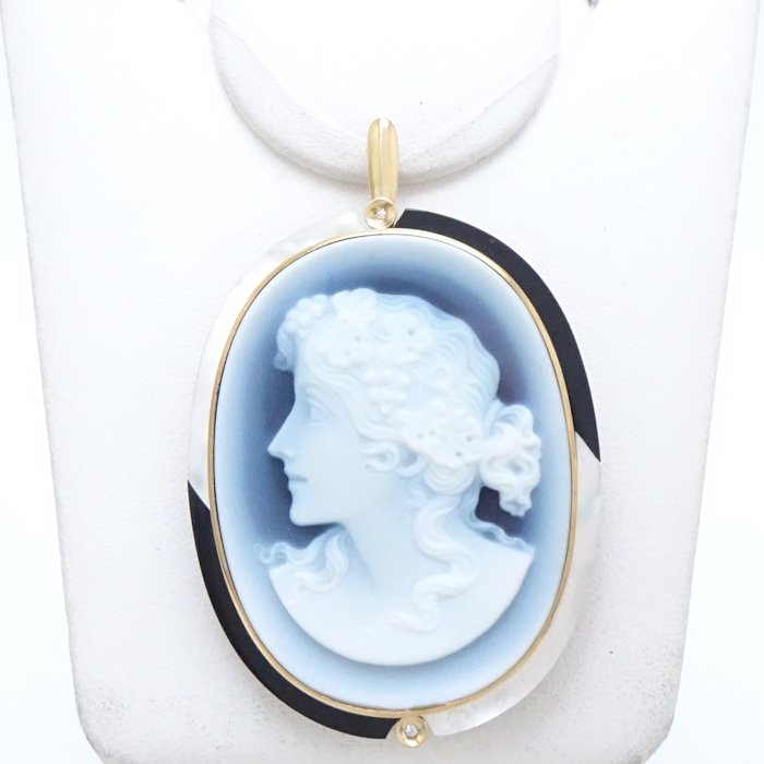 楽天市場】Gerhard Schmidt ゲルハルド シュミット カメオ ブローチ 兼