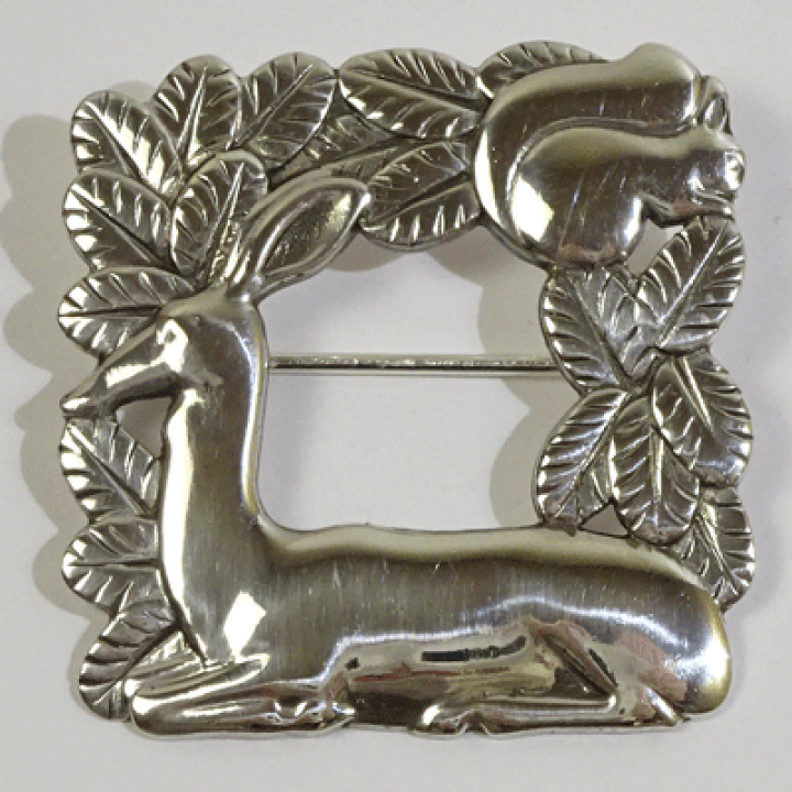 楽天市場】ジョージジェンセン ブローチ318 鹿とリス : 輸入雑貨ピナコテカ