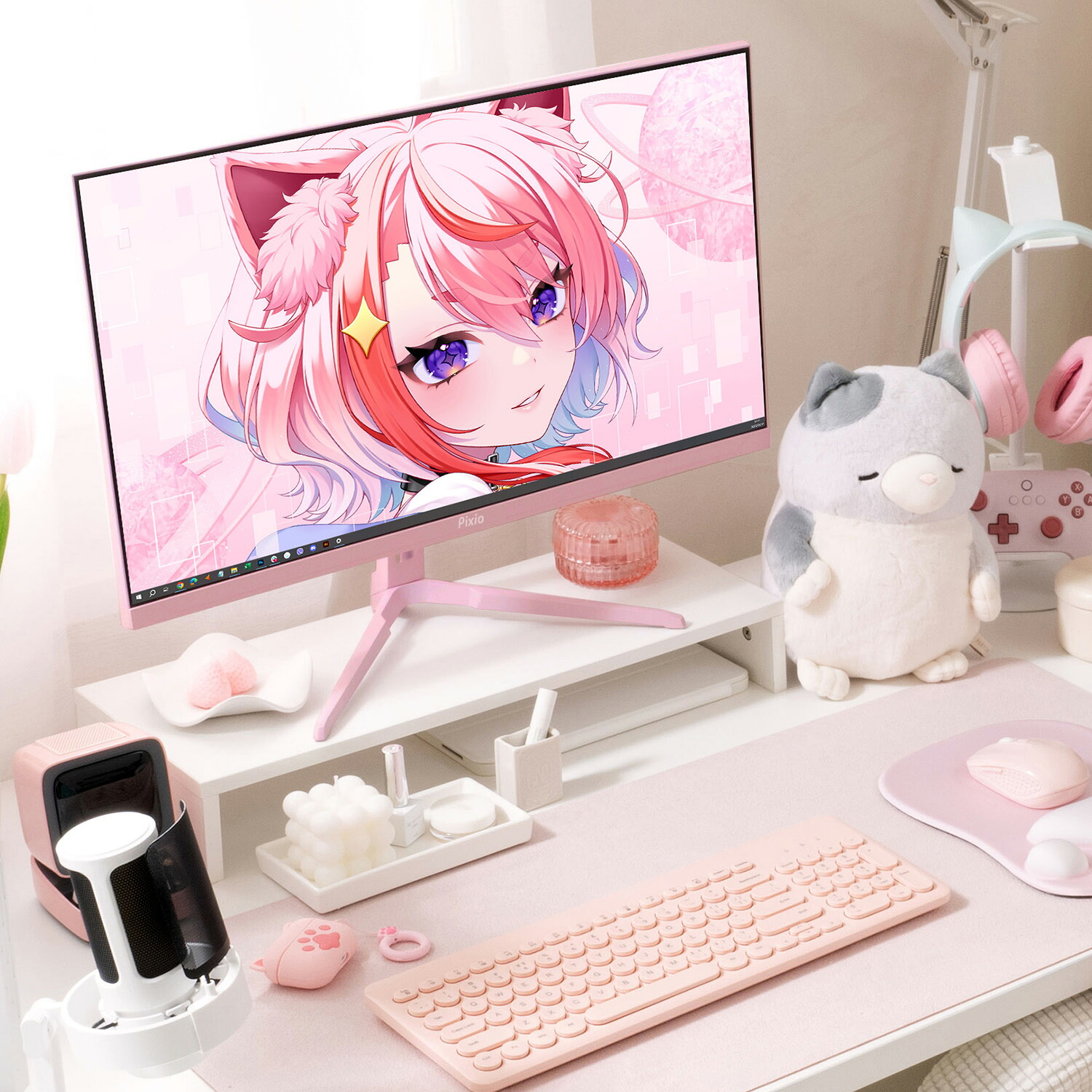 楽天市場】Pixio ゲーミングモニター 24インチ ホワイト PX248WAVE 白