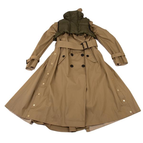 楽天市場】【中古】 サカイsacai ダウンベスト着脱ロングトレンチ