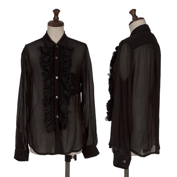 楽天市場】フリル ブラウス（ブランドコムデギャルソン）の通販