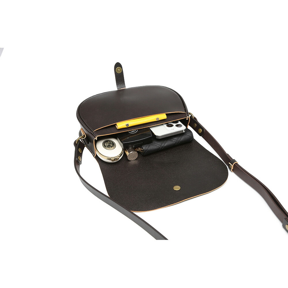 楽天市場】イタリアンレザー ショルダーバッグ ダークブラウン