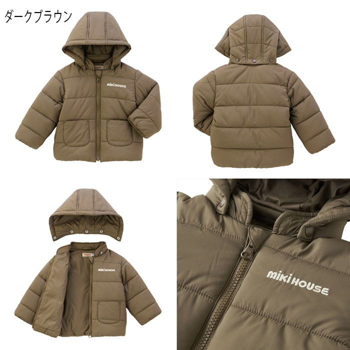 楽天市場】ミキハウス mikihouse タフタ中綿ロゴジャンパー (80cm